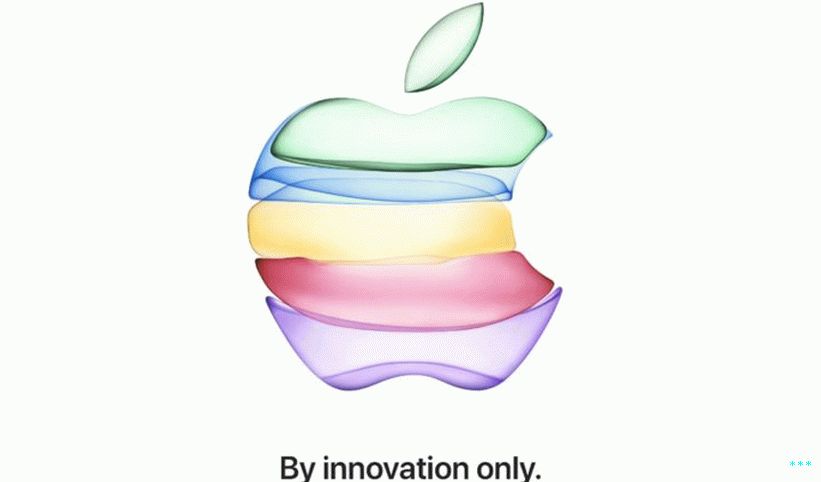 Stilize Apple logosu.