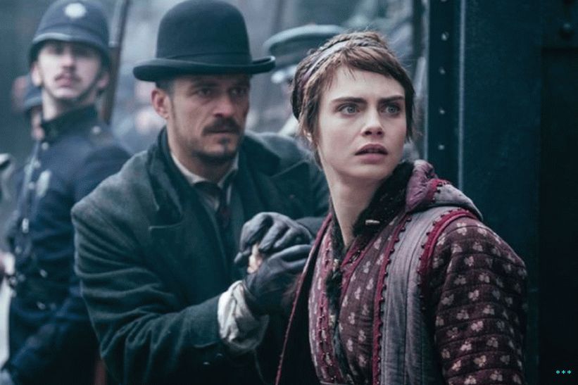 Orlando Bloom ve Cara Delevingne, Carnival Row'da sırasıyla bir insan dedektifi ve mülteci cenneti olarak görev yapıyor.