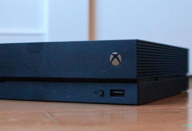 The Xbox One X.
