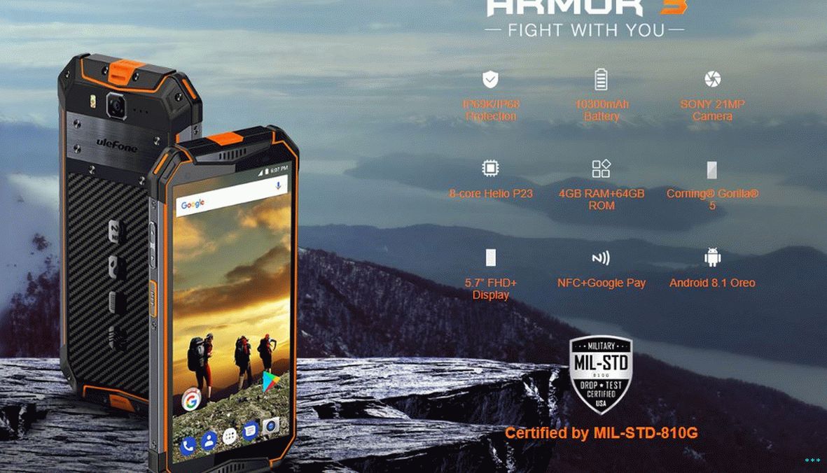 Смартфон Ulefone Armor 18t Купить